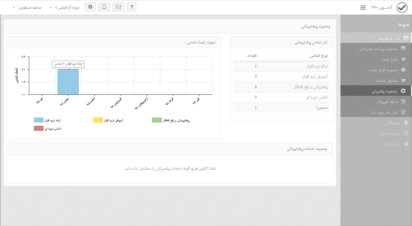 نرم افزار آزمون استخدامی